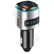Car Bluetooth FM Transmitter Radio MP3 Music Player Wireless Hands-Free Charger