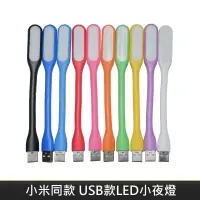 在飛比找PChome24h購物優惠-小米同款 USB款 LED隨身小夜燈 隨身燈 小夜燈 LED