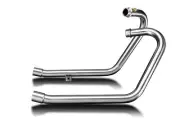 Delkevic 2-2 Stainless Header - Triumph Bonneville Bobber - 17-19 Manifold