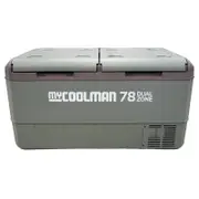 myCOOLMAN 78 Litre Recreational Series Dual Zone Fridge/Freezer