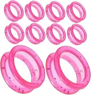 BESPORTBLE 10pcs Silicone Cuticle Nipper Cover for Hair Styling Scissors Pet Grooming Shears Thumb Inserts Grip Barber Scissors Rings Scissors Finger Grooming Accessories