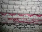 Linen House White Sheet set with embroidery 250 Thread Count Percale Cotton Fifi