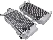 Rynplex Motorcycle Radiator Water Tank Engine Cooling, for CRF250R CRF250X 2004-2009 CRF 250 250R 250X Motorcycle Engine Radiator