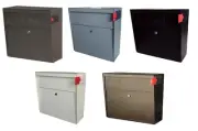 NEW Mail Boss Metro Anti-Pry Steel Locking Wall Mount Mailbox