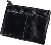 [TINEASUR] Credit Holder Fringe Purses for Women Pocket Purse Zip Around Wallet Small Wallets for Men Mini Coin Purse Coin Pouch for Men Women Small Purses Men Wallet Mens Wallet Black