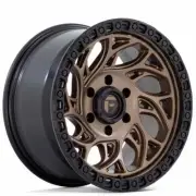 15x8" Fuel Wheels D841 Runner Or Bronze with Black Ring Off-Road Rims (4 pcs) (for: Toyota)
