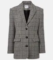 [Self-Portrait] Self-Portrait Hundstooth oversized blazer AU 16 black