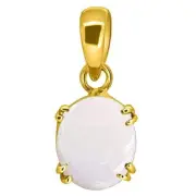 7.00 Carat Opal Gold Pendant Origional Certified by Natural Opel Stone Locket