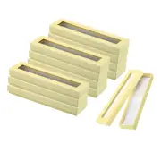 Pen Gift Box 12pcs Empty Pen Case Cardboard Case with Clear Window, White