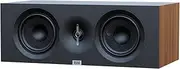 ELAC Debut 3.0 DC53-WN Center Channel Speaker, Walnut - 1” Aluminum Dome Tweeter & Dual 5.25” Aramid Fiber Woofers - 2-Way Bass Reflex - 57Hz to 38KHz Response