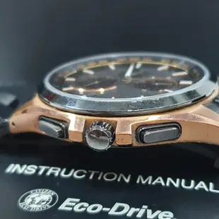 CITIZEN 星辰 Eco-Drive 光動能 AT8044-64E 2016/03證 電波計時 大眾當舖A951