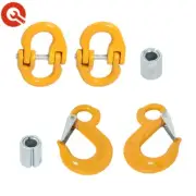 7/8mm Hammerlock+ 6mm Eye Sling Hook Chain Caravan Trailer connecting Extend 2X