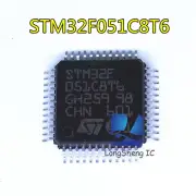 1Pcs STM32F051C8T6 32Bit 64K Flash 48MHz LQFP-48 ARM CORTEX-M0 Microprocessor
