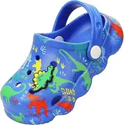 [OWIF] Toddler Clogs Boys Girls Kids Dinosaur Garden Shoes Slip on Sandals Slides Water Summer Shoes for Outdoor Beach Pool