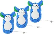 FONDOTIN 3Pcs Plush Mouse Cat Interactive Indoor Cartoon Mice Stuffed for Cats Soft Durable Engaging Stimulate Hunting Instincts and Keep Cats Entertained