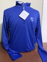 Green Grass Mens Royal Blue 1/4 Zip Golf Pullover Seagate medium Large or XL NEW