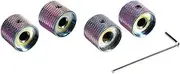 BESPORTBLE 4pcs Colorful Electric Guitar Knobs High Precision Volume Tone Control Accessories for Bass Stylish Upgrade with Accurate Rotation and Easy Installation