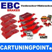 EBC Brake Pads Front+Rear Redstuff for Renault Megane 1 EA0/1 DP31369C DP3458/ (for: Renault)