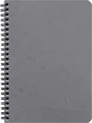 My Essentials Wirebound A5 Ruled Notebook, Grey