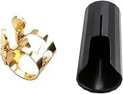 SECFOU 1 Set Alto Saxophone Clip and Cap Durable for Accurate Tone Control and Intonation Lightweight Replacement Accessory for Saxophone Enthusiasts