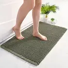 Super Absorbent Bathroom Mat Non-slip Bath Quick-drying Waffle Texture Floor