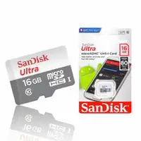 在飛比找蝦皮購物優惠-SANDISK 閃迪 ULTRA 16GB MicroSDH