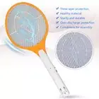 Cordless Rechargeable Electric Fly Mosquito Swatter Bug Zapper Racket Insects