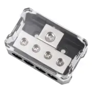 4 Way Power Distribution Block 2 Gauge In 4 Gauge Out