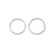 Bevilles Sterling Silver 14mm Sleeper Earrings