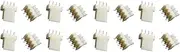 Binxind 100Pcs KF2510 Connector 2.54MM Male Pin Header 4Pin Fan Connector for ASIC Miner Antminer S9 Z9 Z15 L3+ DR3 T2T A9 A1