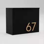 High Quality Cubby Wall Mounted Mailbox With Mganetic House Number for Outdoor