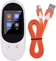 Voice Photo Translator 2.4" Touch Screen WiFi 1200Mah Offline Travel and Business Translation,White Needed Efficency FANDIAO