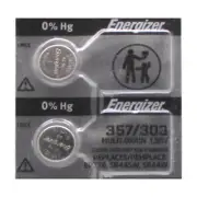 357 303 SR44SW A76 SILVER OXIDE ENERGIZER 2 BATTERIES