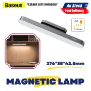 Magnetic LED Baseus Reading Desk Lamp Table Stepless Dimming Hanging Night Light