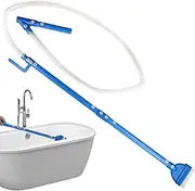 Hot Tub Vacuum Without Electricity, Spa Vac for Hot Tub Siphoning, Handheld Pool Vacuum Clean, Cordless Pool Cleaner, for Dirt Algae Sand from Bottom Water