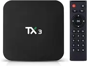 TX3 TV Box, Android 9.0 TV Box, Amlogic S905X3 64-bit Quad Core, 2.4G/5G WiFi 4K Wireless Cast Screen with Bluetooth Voice Remote Network Set-top Box (2GB+16GB)
