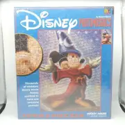 Mickey Mouse Sorcerer's Apprentice Photomosaics Puzzle 1026 Piece Disney Silvers