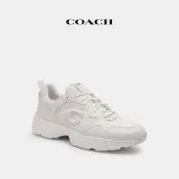 在飛比找momo購物網優惠-【COACH官方直營】STRIDER運動鞋-亮白色(CT71