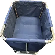 TCS NEW 350L Spring Rising Linen Laundry Housekeeping Multi-Purpose Trolley Cart