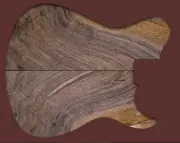 Claro Walnut Guitar Top (CW1047) (one side narrow)
