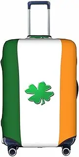 [FSCEV] Irish Flag Trolley Suitcase Protective Cover Business Travel Luggage Protector Fashion 18-32 Inches, White, XL