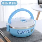 Doraemon cute cartoon student children's heat insulation 2 double-layer