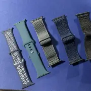 5-Pack Darks Soft Silicone and Sport Flex Strap Bands Apple Watch 38-41mm