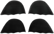 [FOTOEV] Toe Filler Inserts, Shoe Filler Inserts for Loose Shoe, 2 Pairs Toe Cushion Fillers Make Shoes Fit,Half-Size Insoles Shoe Too Big for High Heels,Toe Cushion Fillers Half Size Shoes Fitter,Black Round