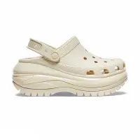 在飛比找Yahoo奇摩購物中心優惠-Crocs Mega Crush Clog 男女鞋 骨白色 