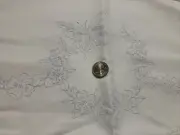 VTG NOS HERRSCHNERS STAMPED Needlecraft Bed Scarf Spring Whimsy Butterflies