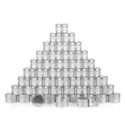 BOTINXIS 24 Pack 4oz Silver Candle Tins Jars, Empty Candle Jars