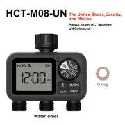 2025Th Newest HCT-M08 3-Outlet Water Timer Automatic/ Manual/ Rain Delay Sprink