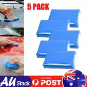 5PCS Car Clay Bar Kit Auto Vehicle Detailing Magic Cleaning Remove Wash Blue