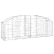 Arched Gabion Basket 200x50x60/80cm Galvanised Iron Fence Wire Wall Cage
